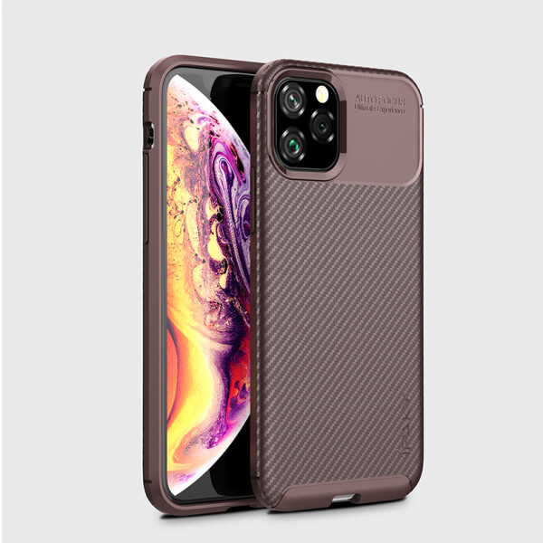 

Противоударный Чехол накладка iPaky Kaisy Series NEW для Apple iPhone 11 Pro Max (6.5") Коричневый / Brown