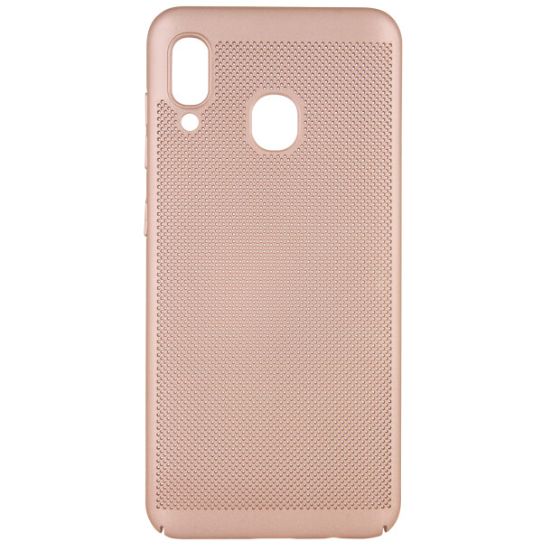 

Противоударный Чехол накладка Epik Grid Case NEW для Samsung Galaxy A20 / A30 Золотой