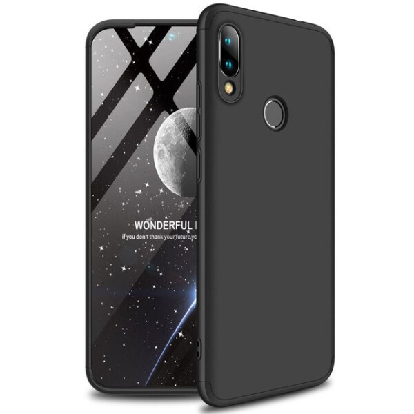 

Пластиковая накладка чехол GKK LikGus 360 градусов для Xiaomi Redmi 7 Черный