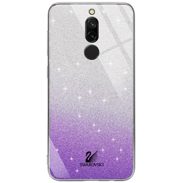 

Противоударный Чехол накладка Epik Swarovski NEW для Xiaomi Redmi 8 Фиолетовый