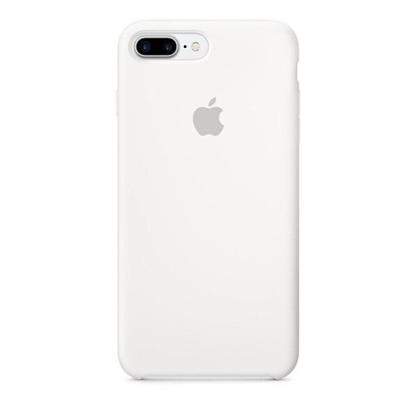 

Противоударный Чехол накладка Epik Silicone case NEW для Apple iPhone 7 plus / 8 plus Белый / White