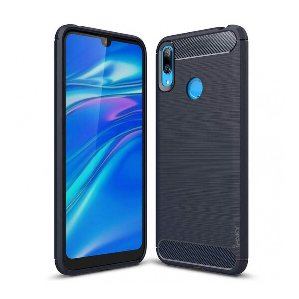 

Противоударный TPU Чехол накладка iPaky Slim Series для Huawei Y7 2019 / Huawei Y7 Prime 2019 Синий / Blue