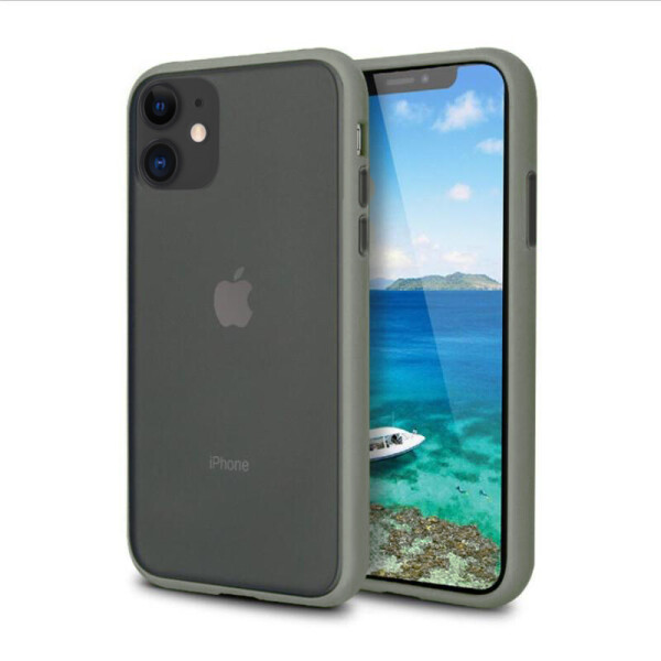 

Противоударный Чехол накладка LikGus Maxshield NEW для Apple iPhone 11 Серый
