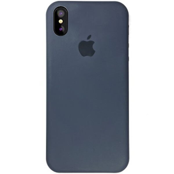 

Противоударный Чехол накладка Epik с закрытым низом NEW для Apple iPhone XS Max Серый / Dark Grey