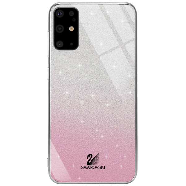

Противоударный Чехол накладка Epik Swarovski NEW для Samsung Galaxy S11 Розовый