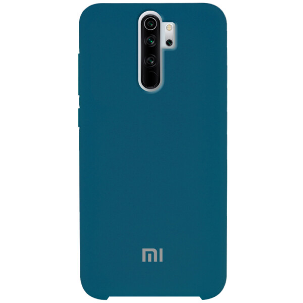 

Противоударный Чехол накладка Epik Silicone case NEW для Xiaomi Redmi Note 8 Pro Синий / Cosmos Blue