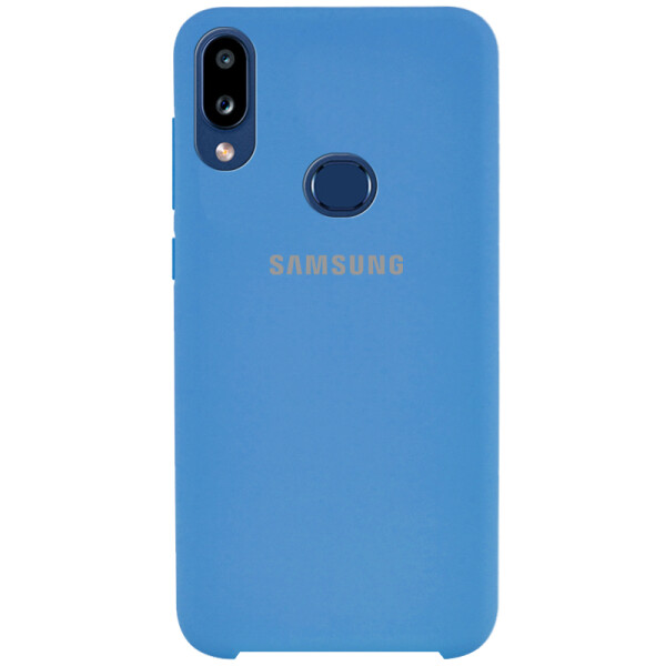 

Противоударный Чехол накладка Epik Silicone case NEW для Samsung Galaxy A10s Синий / Blue