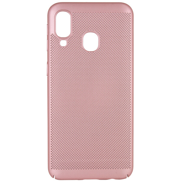 

Противоударный Чехол накладка Epik Grid Case NEW для Samsung Galaxy A40 Розовый