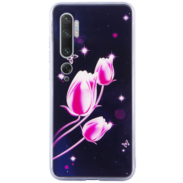 

Противоударный Чехол накладка Epik Fantasy NEW с глянцевыми торцами для Xiaomi Mi Note 10 / MI Note 10 Pro / CC9 Pro Тюльпаны