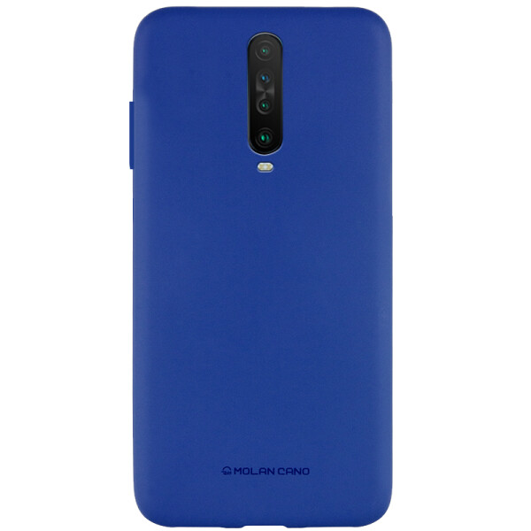 

Противоударный Чехол накладка Molan Cano Smooth NEW для Xiaomi Redmi K30 Синий