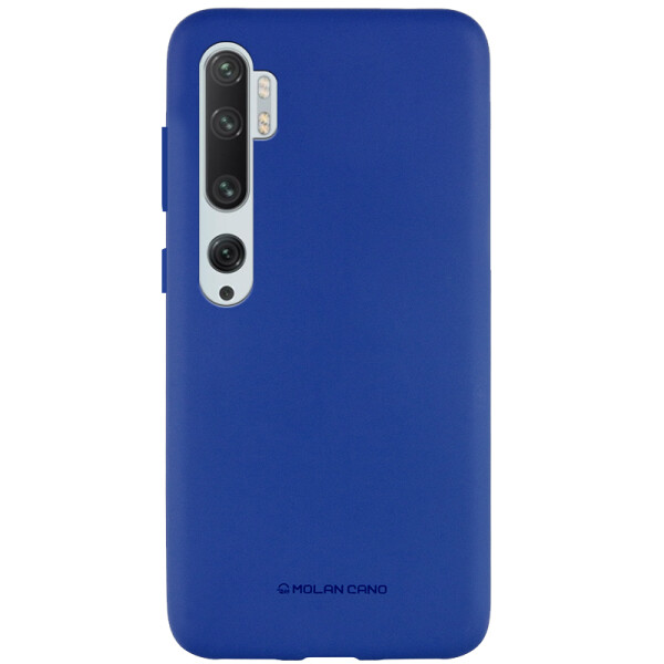 

Противоударный Чехол накладка Molan Cano Smooth NEW для Xiaomi Mi Note 10 Синий