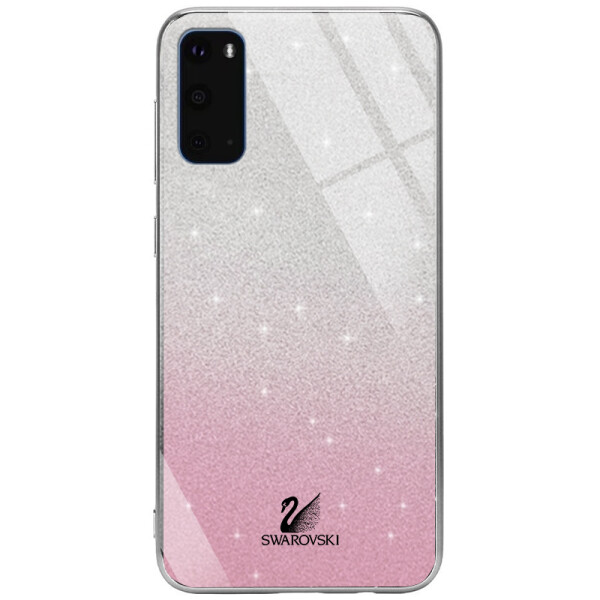 

Противоударный Чехол накладка Epik Swarovski NEW для Samsung Galaxy S11e Розовый