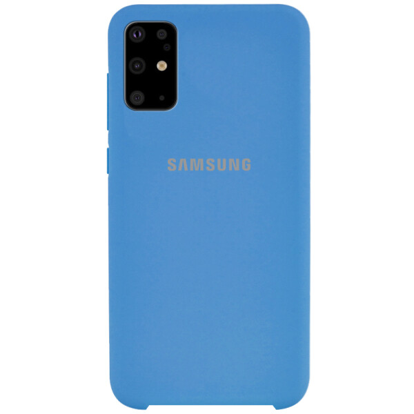 

Противоударный Чехол накладка Epik Silicone case NEW для Samsung Galaxy S20 Plus Синий / Blue
