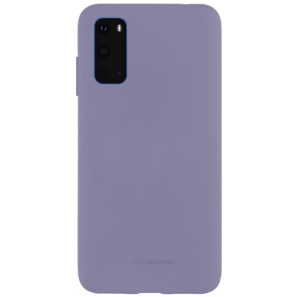 

Противоударный Чехол накладка Molan Cano Smooth NEW для Samsung Galaxy S20 Серый