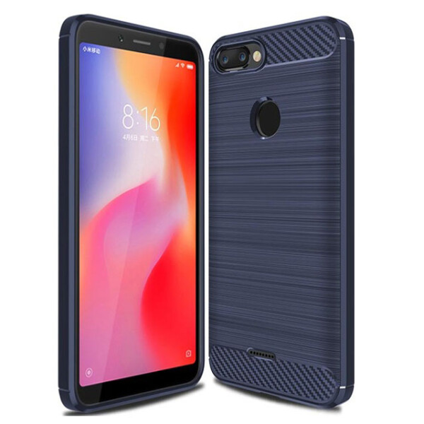 

Противоударный TPU Чехол накладка iPaky Slim Series для Xiaomi Redmi 6A Синий / Blue