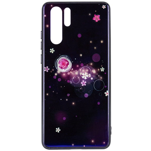 

Противоударный Чехол накладка Epik Fantasy NEW с глянцевыми торцами для Huawei P30 Pro Пузырьки и цветы