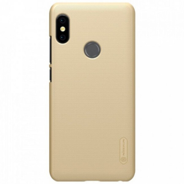 

Противоударный Чехол накладка для Xiaomi Redmi Note 6 Pro Nillkin Matte NEW Золотой / Gold
