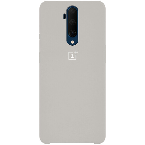 

Противоударный Чехол накладка Epik Silicone case NEW для OnePlus 7 Pro Серый / Stone