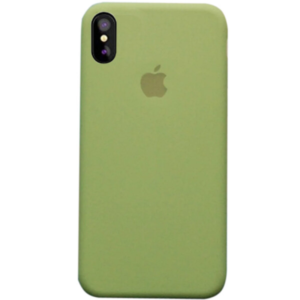 

Противоударный Чехол накладка Epik с закрытым низом NEW для Apple iPhone X / XS Зеленый / Dark Green