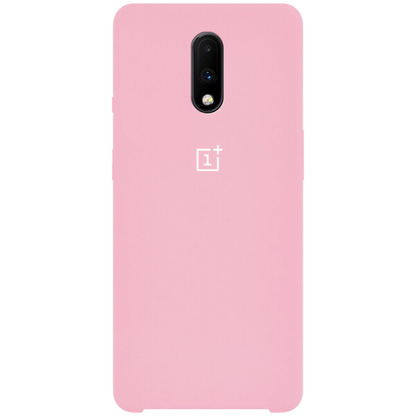 

Противоударный Чехол накладка Epik Silicone case NEW для OnePlus 7 Розовый / Cotton Candy