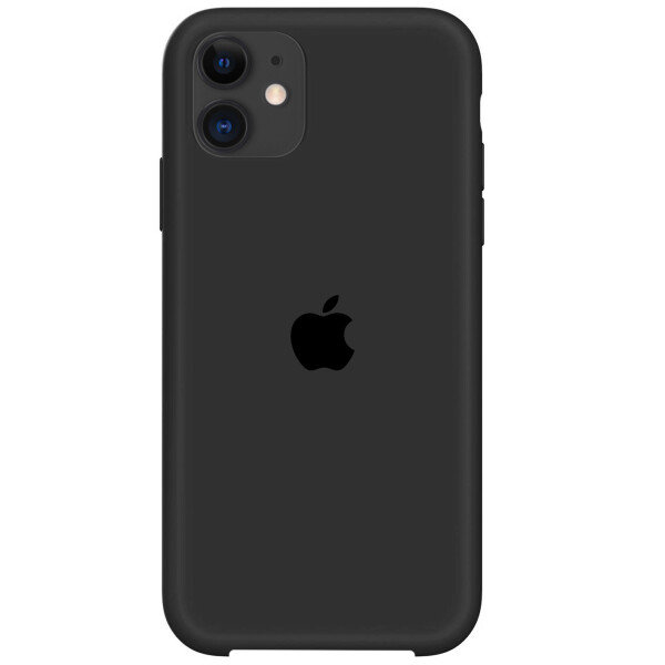 

Противоударный Чехол накладка Epik Silicone case NEW для Apple iPhone 11 Серый / Dark Grey