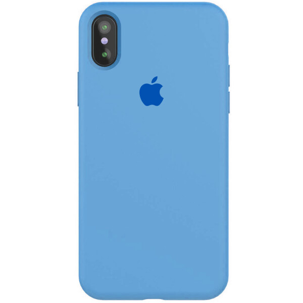 

Противоударный Чехол накладка Epik с закрытым низом NEW для Apple iPhone X / XS Голубой / Sky Blue