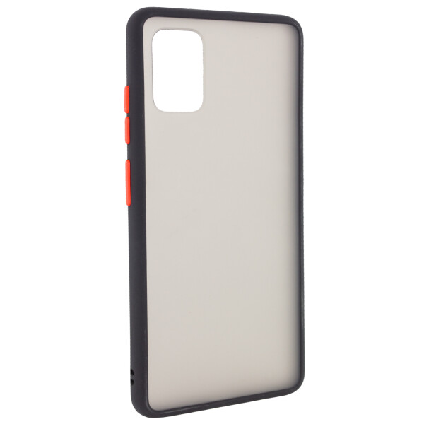 

Противоударный Чехол накладка Epik Color Buttons Shield NEW Series для Samsung Galaxy A51 Черный