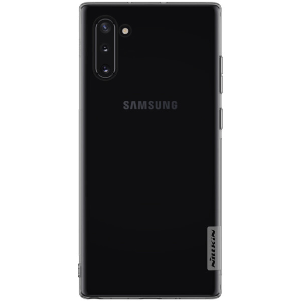 

Противоударный Чехол накладка Nillkin Nature Series NEW для Samsung Galaxy Note 10 Серый / Прозрачный