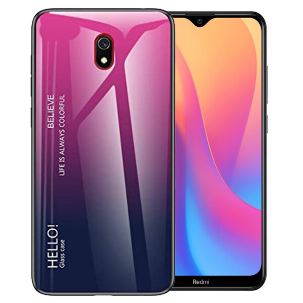 

Противоударный Чехол накладка Epik Gradient Hello NEW для Xiaomi Redmi 8a Малиновый