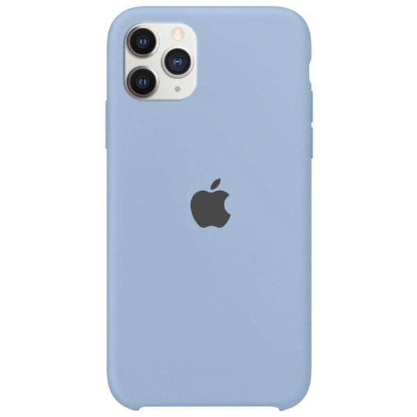 

Противоударный Чехол накладка Epik Silicone case NEW A Series для Apple iPhone 11 Pro Голубой / Mist Blue