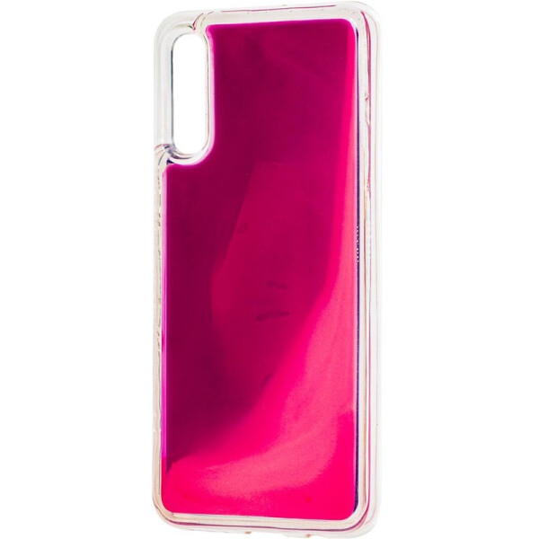 

Противоударный Чехол накладка Epik Neon Sand Glow in the dark NEW для Xiaomi Redmi Note 8 Pro Розовый