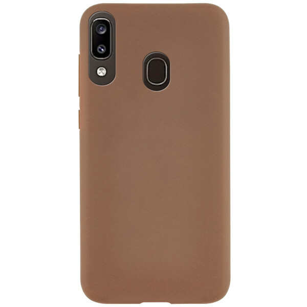 

Противоударный Чехол накладка Epik Soft-touch NEW для Samsung Galaxy A20 / A30 Коричневый