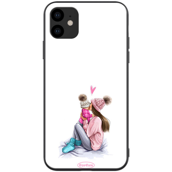 

Противоударный Чехол накладка Epik ForFun NEW для Apple iPhone 11 Мама дочки