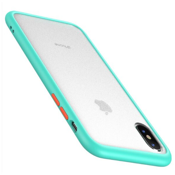 

Противоударный Чехол накладка LikGus Maxshield NEW для Apple iPhone XS Max Голубой