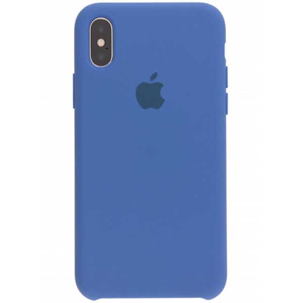

Противоударный Чехол накладка Epik Silicone Case NEW AA Series для Apple iPhone X (5.8") / XS (5.8") Синий / Air Force Blue