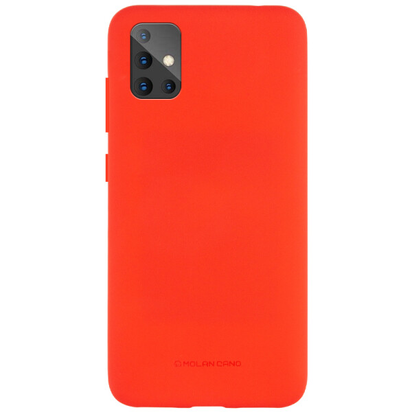 

Противоударный Чехол накладка Molan Cano Smooth NEW для Samsung Galaxy A51 Красный