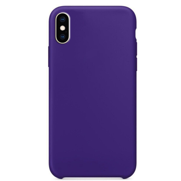 

Противоударный Чехол накладка Epik Soft Cover NEW для Apple iPhone XS Max Фиолетовый / Purple