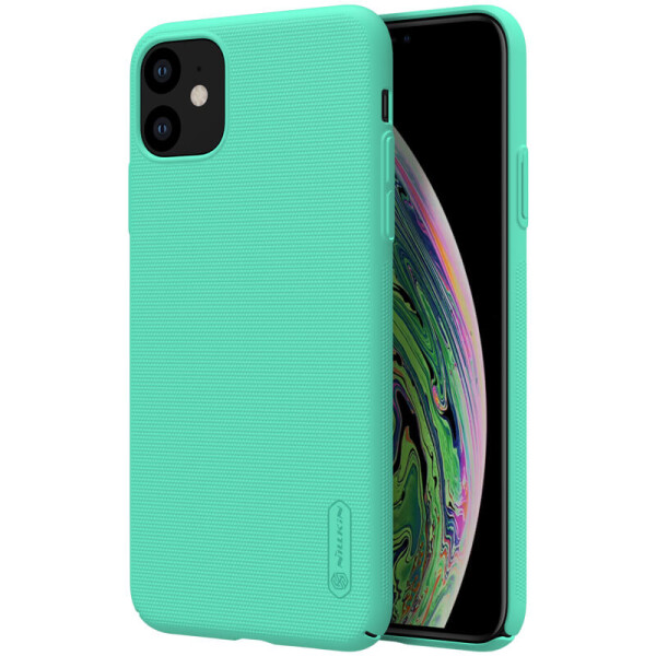 

Противоударный Чехол накладка Nillkin Matte для Apple iPhone 11 Pro (5.8") Бирюзовый / Mint Green