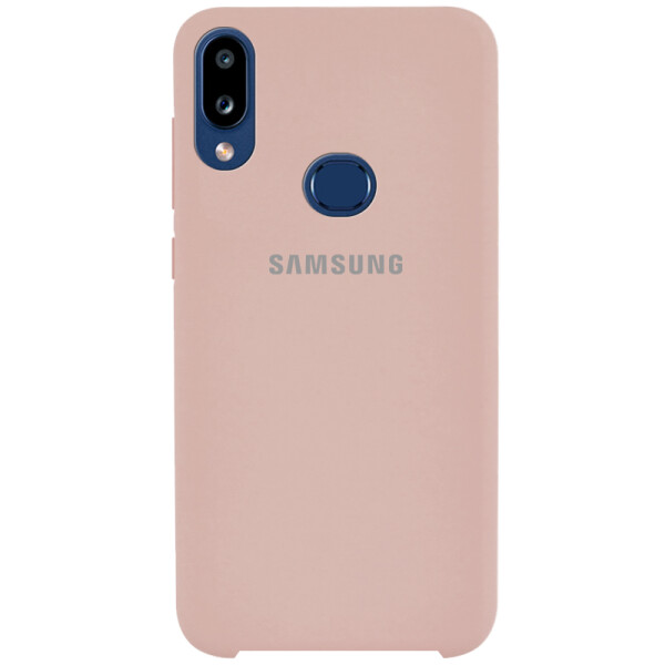 

Противоударный Чехол накладка Epik Silicone case NEW для Samsung Galaxy A10s Розовый / Pink Sand