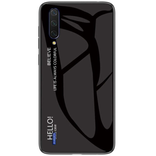 

Противоударный Чехол накладка Epik Gradient Hello NEW для Xiaomi Mi A3 / CC9e Черный