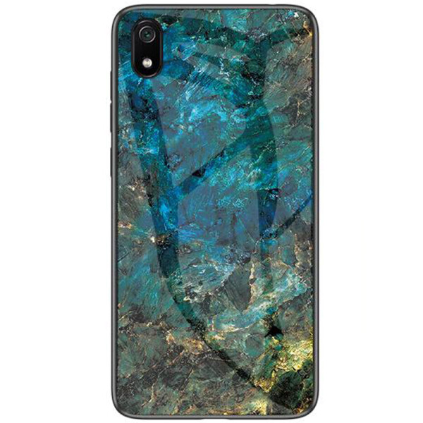 

Противоударный Чехол накладка Epik Luxury Marble Series NEW для Xiaomi Redmi 7A Морская волна / Голубой