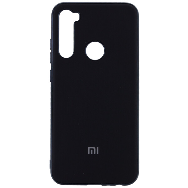 

Противоударный Чехол накладка Epik Matte LOGO для Xiaomi Redmi Note 8 Черный / Black