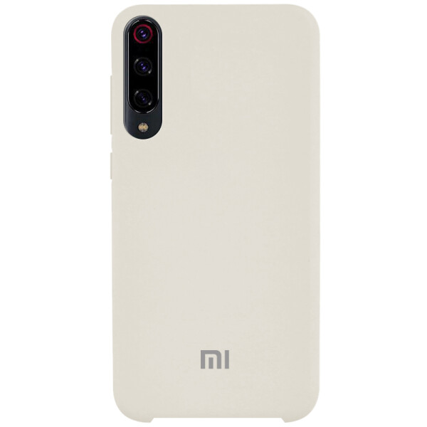 

Противоударный Чехол накладка Epik Silicone case NEW для Xiaomi Mi 9 Pro Бежевый / Antigue White
