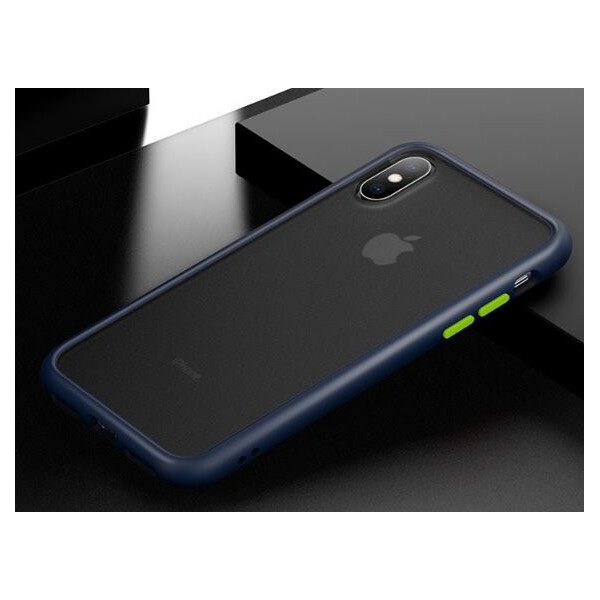 

Противоударный Чехол накладка LikGus Maxshield NEW для Apple iPhone XS Max Синий
