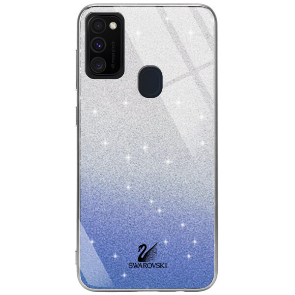 

Противоударный Чехол накладка Epik Swarovski NEW для Samsung Galaxy M30s Синий