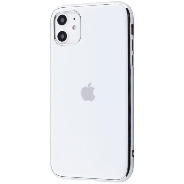 

Противоударный Чехол накладка Epik Matte LOGO для Apple iPhone 11 (6.1") Белый / White