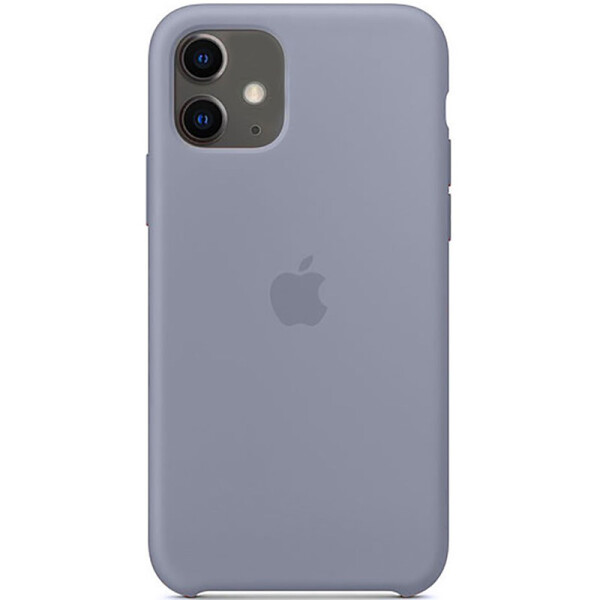 

Противоударный Чехол накладка Epik Silicone case NEW для Apple iPhone 11 Серый / Lavender Gray