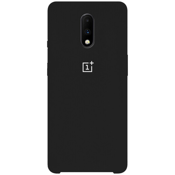 

Противоударный Чехол накладка Epik Silicone case NEW для OnePlus 7 Черный / Black