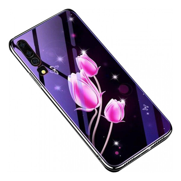 

Противоударный Чехол накладка Epik Fantasy NEW с глянцевыми торцами для Huawei P30 Тюльпаны