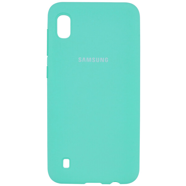 

Противоударный Чехол накладка Epik Full Protective NEW для Samsung Galaxy A10 Голубой / Ice Blue